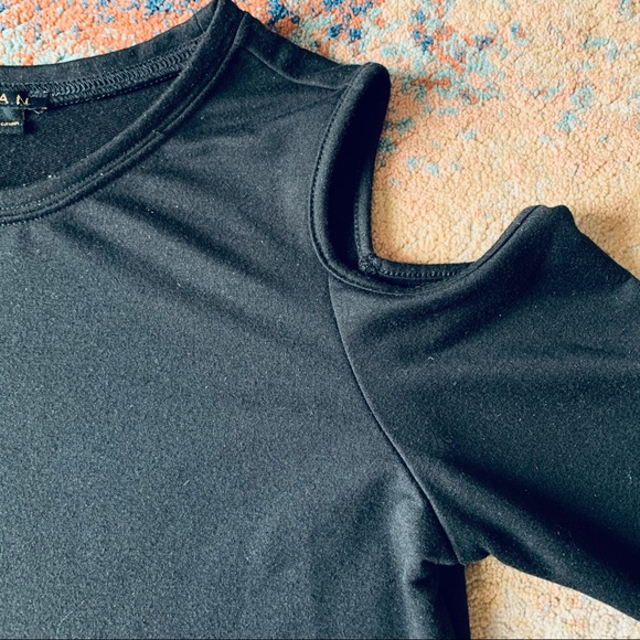 IMAN Black Tunic with Cutout Detailing, size S - Picture 4 of 7